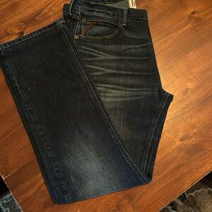 Ariat M5 Slim Straight Mens jeans Size 36/34. Dark wash.